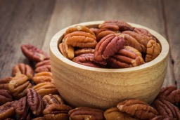 Pecans in bowl